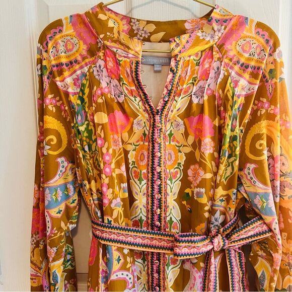 ANTONIO MELANI Brynn Cotton Voile Long Sleeve Dress - Picture 5 of 12